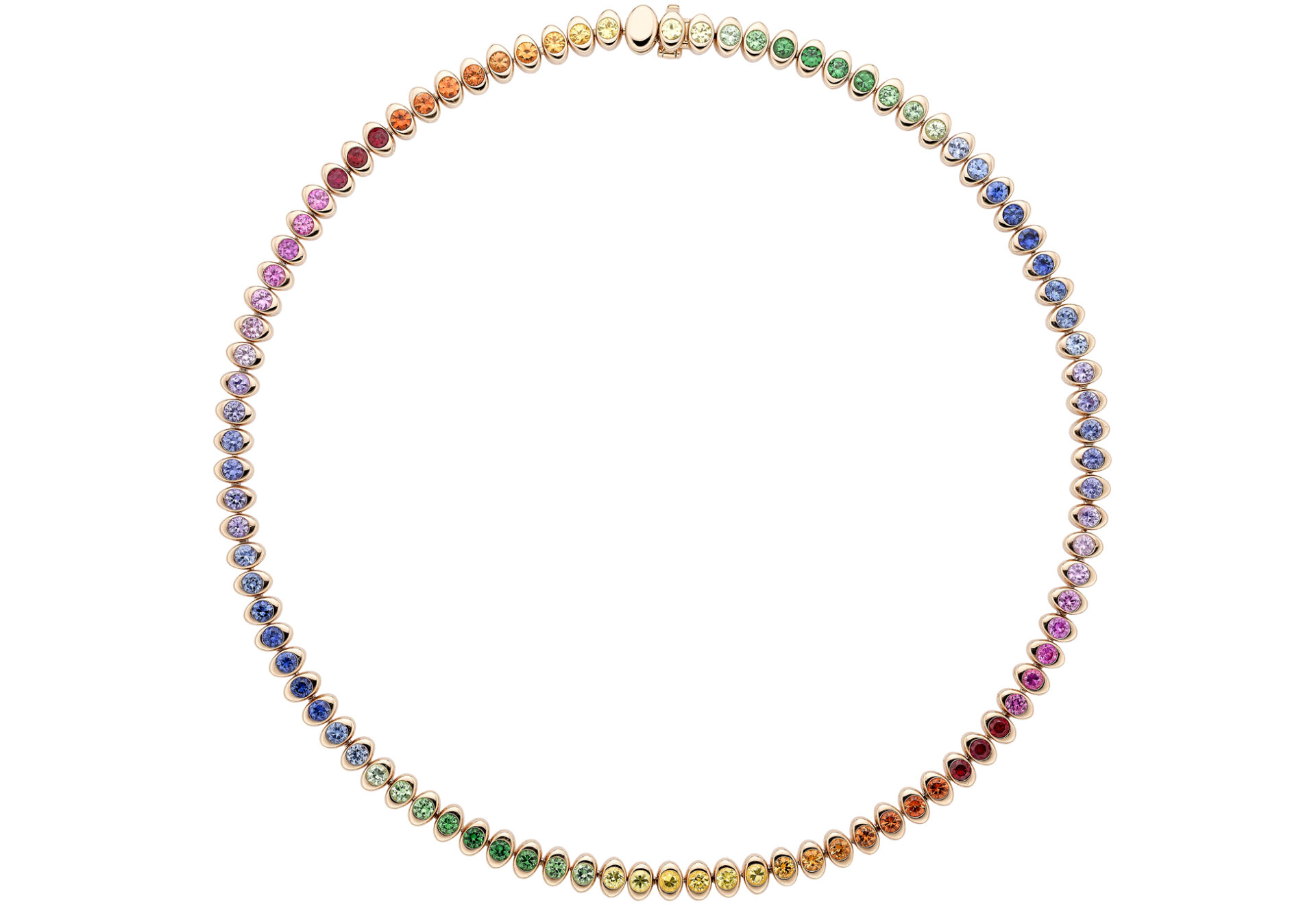 Fabergé sparkles with new necklace made up of 64 gemstones
