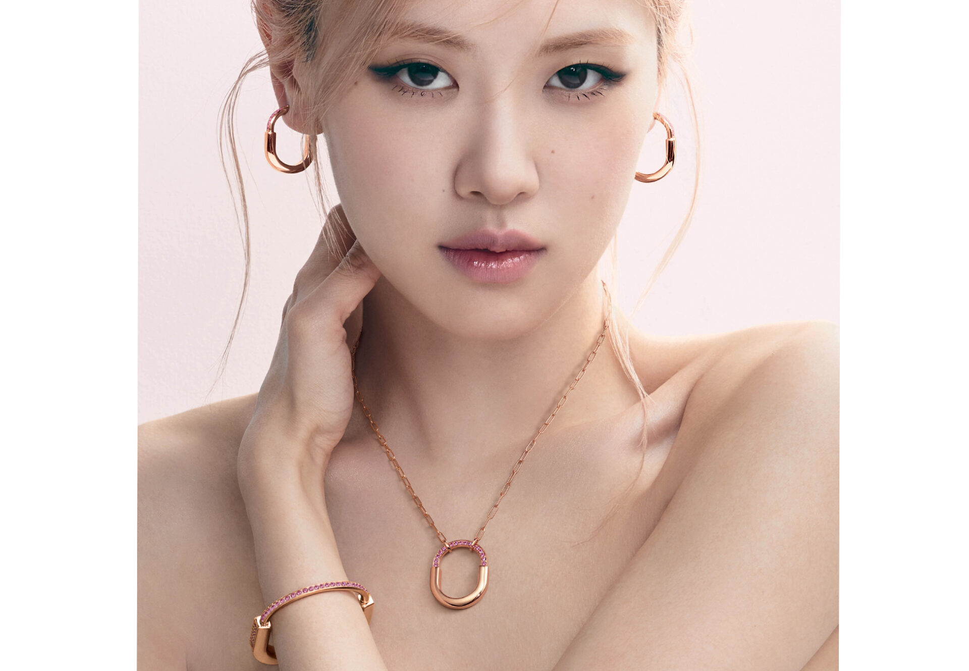 Tiffany Co unveils Tiffany Lock ROSE Edition collection