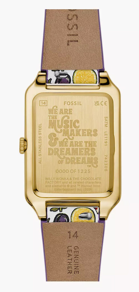 Fossil's Wonka watches keep time in a world of pure imagination